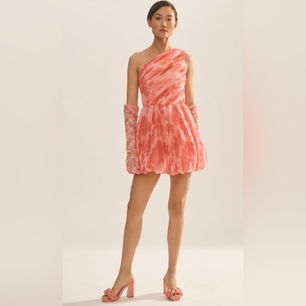 Anthropologie Hutch One-Shoulder Floral Romper, Sz 14 NWOT